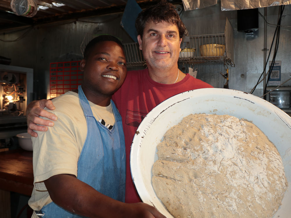 Sandile Buthelezi and Paul Hildyard Wild Bread Co
